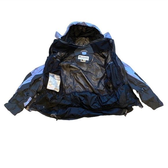 Columbia Dark Sea Blue and Dark Gray Titanium Super Jacket Women's Medium - Picture 3 of 4